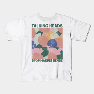 Talking Heads Kids T-Shirt - Talking Heads ---- Original Retro Fan Art by CultOfRomance